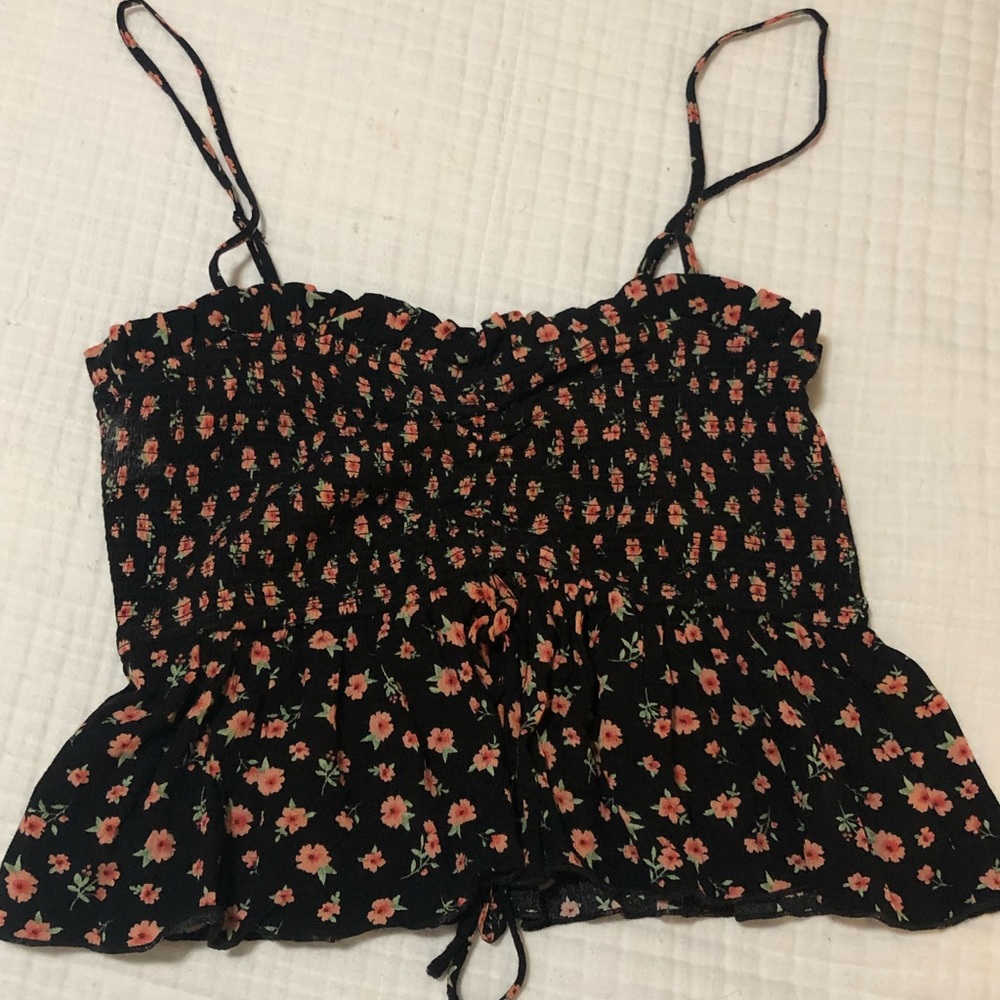 Floral Smocked Top
